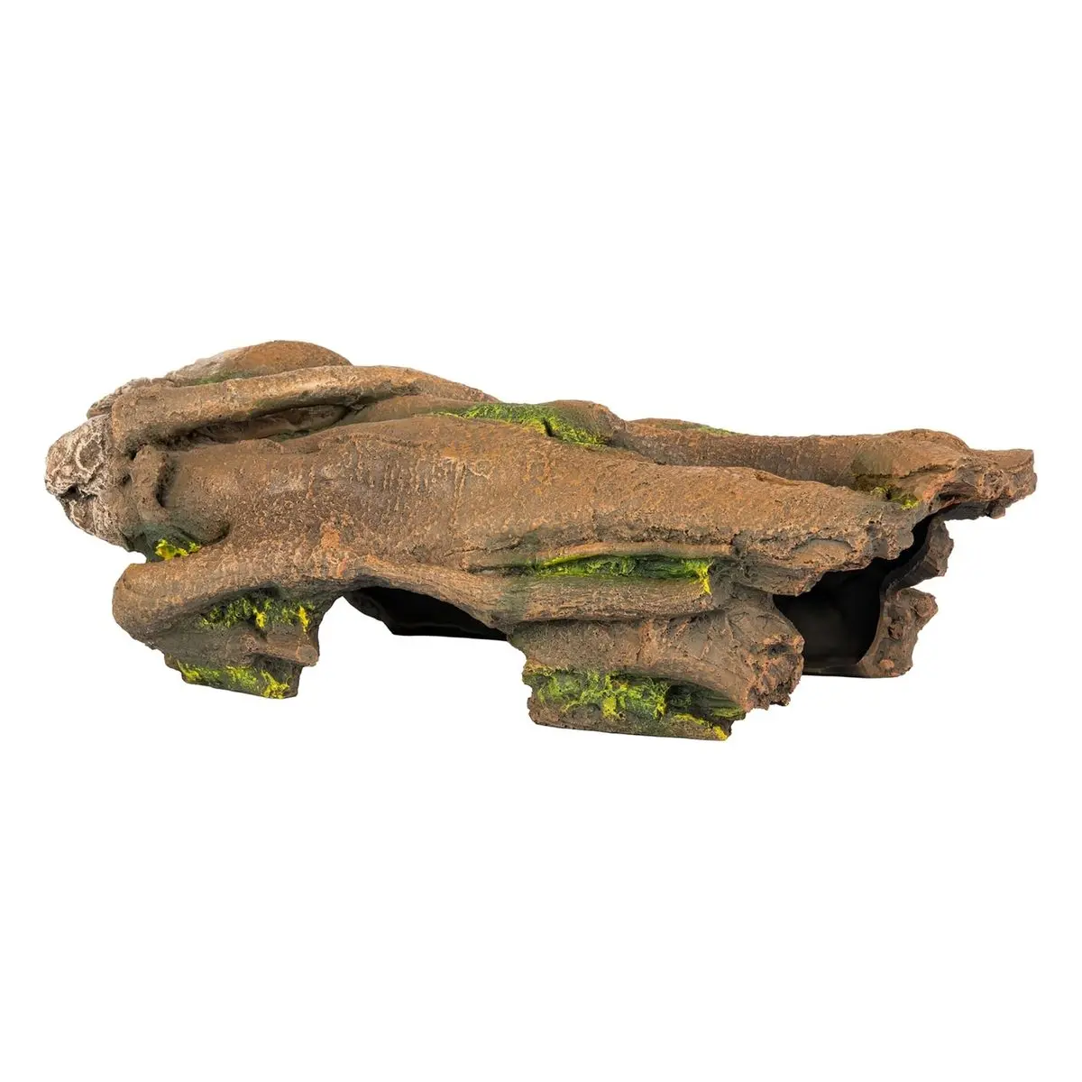 Large Hollow Log Reptile Hide for Terrarium, Natural Basking Platform, Bearded Dragon, Gecko, Snake, Axolotl, Python Hideout, Xl Version