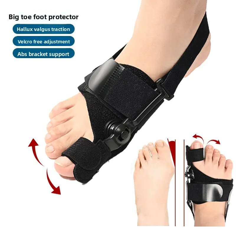 Big Toe Correction Orthosis Sleeve, Adjustable Splitter, Steady Support Protective Gear for Bone Fixation & Straightening, Day-Night Use in Cold Marine Weather