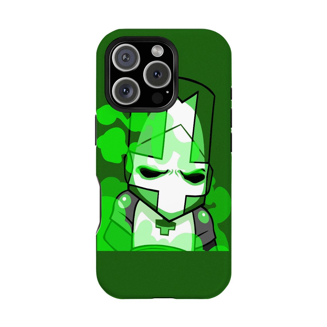 Castle Crasher Demon Slayer Double-layer durable phone Cases For iPhone 17 16 15 14 13 12 Promax Pro Plus, hard shell protection ,Unique design,best Gift