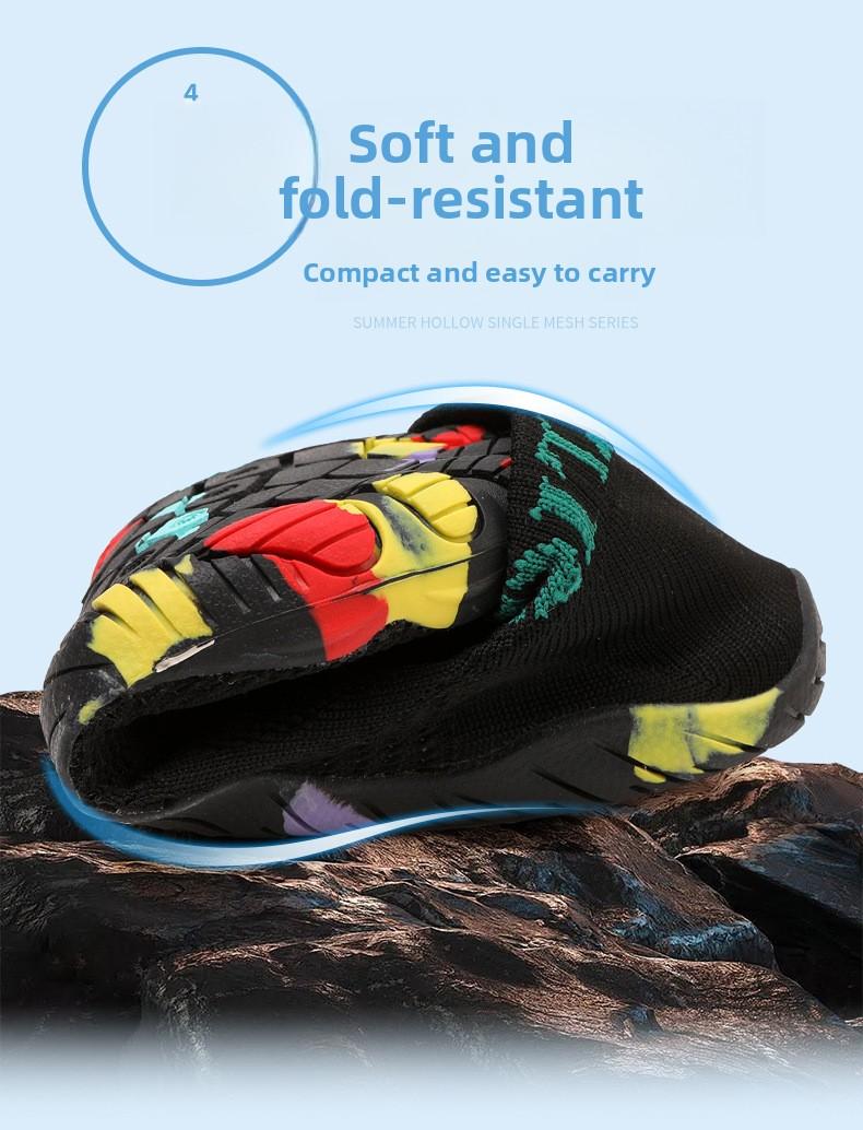 Men's and women's quick-dry wading shoes, outdoor non-slip water shoes, indoor fitness amphibious thick-soled anti-puncture shoes