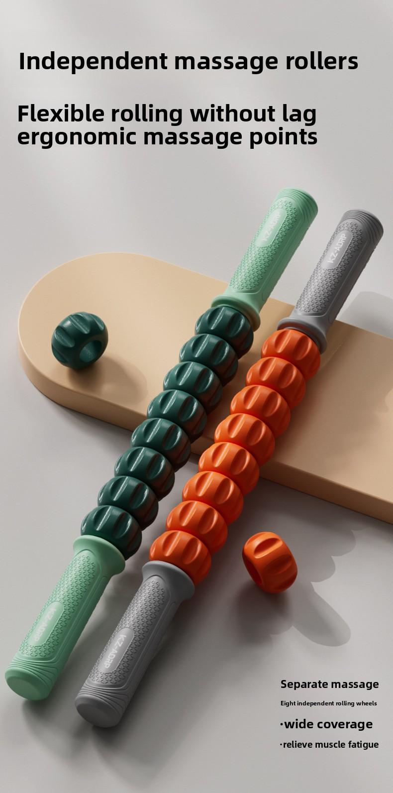 Fitness recovery massager, leg fascia relaxation roller, Langya massage stick, cross-border yoga products