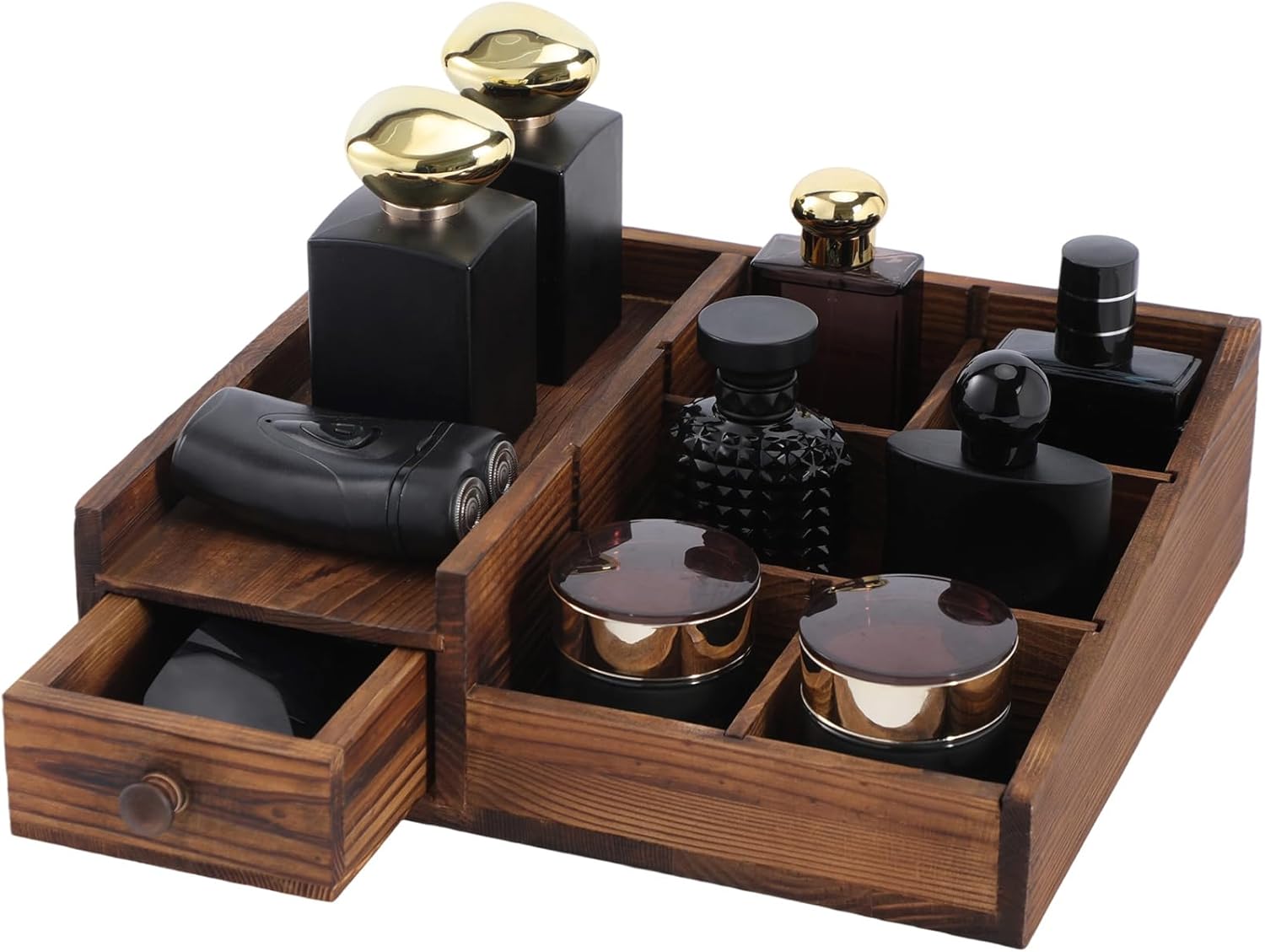 Organizer for Men,Bathroom Countertop Organizers,Perfume Organizer,Cologne Organizers,Bathroom Storage,Perfume Stand,Dresser Organizer,Gifts for Men,Dad Gifts,Adjust