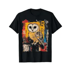 Pop Art Style Barn Owl 90s Graffiti T-Shirt