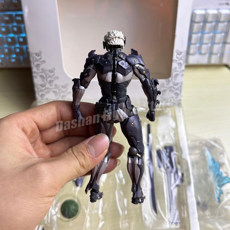Kaiyodo Revoltech Metal Gear Solid Raiden Action Figure PVC Movable Model #140 Collection 15cm Solid Snake Jack Figurine Toys popular