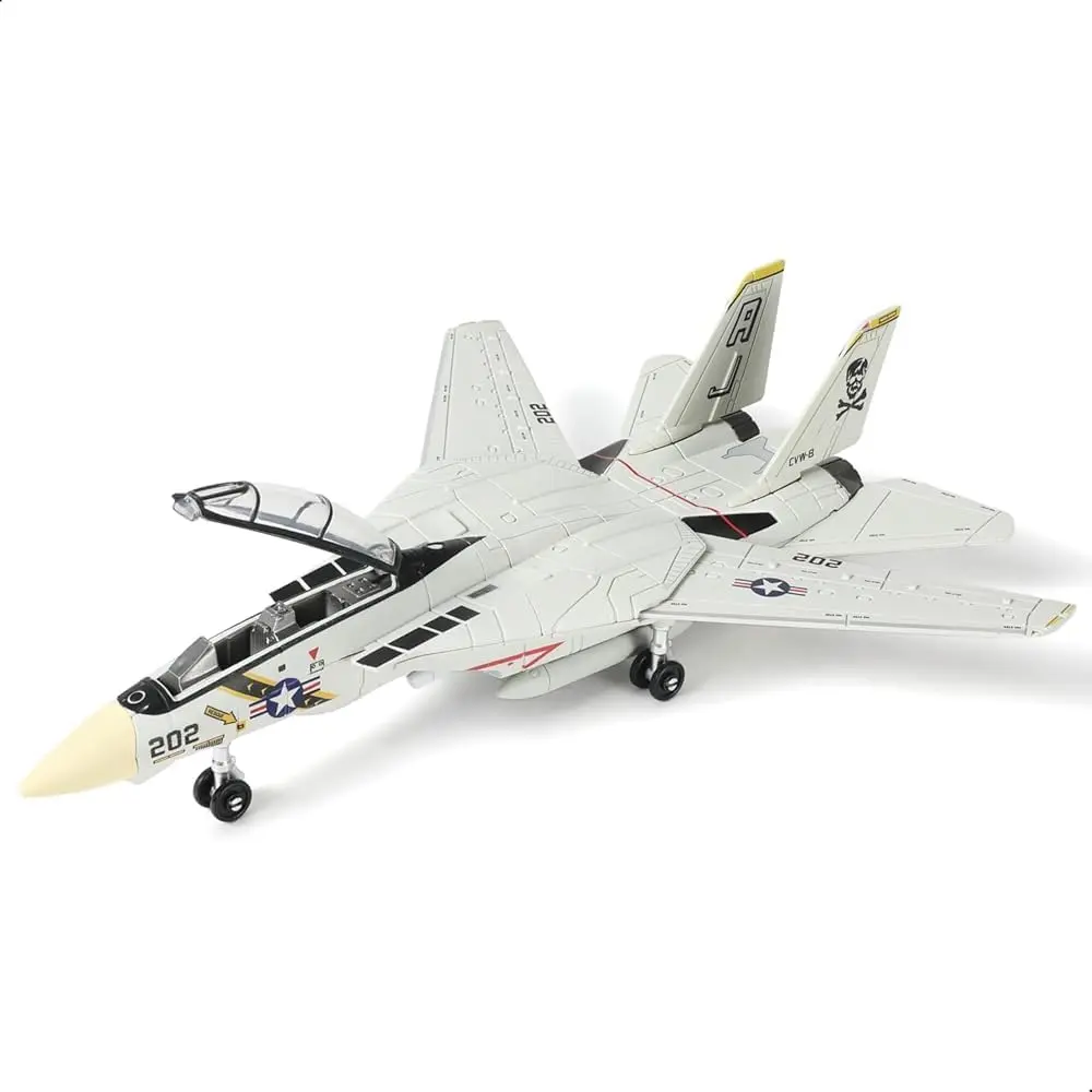 F-14  Fighter Jet Model Kit 1/72 Plastic Assembly Millitary F14 Airplane Kits Aircraft Model with Stand Collection or  (36PCS)