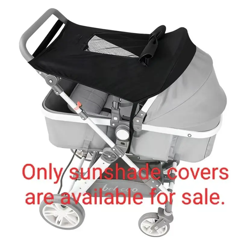 High Landscape Bidirectional Stroller Sunshade, Universal Baby Umbrella, UV Protection, Heat Insulation, Essential for Babies, Stroller Accessories
