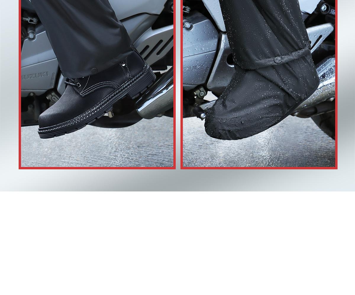 Men'S Raincoat And Rainpants Set, Two-Piece Long Style, Full-Body Rain Protection, Specifically Designed For Electric Motorcycle Delivery Riders Men'S Rain Suit High Visibility Reflective Work Rain Jacket Pants For All Sport Farm Fishing Motorcycle