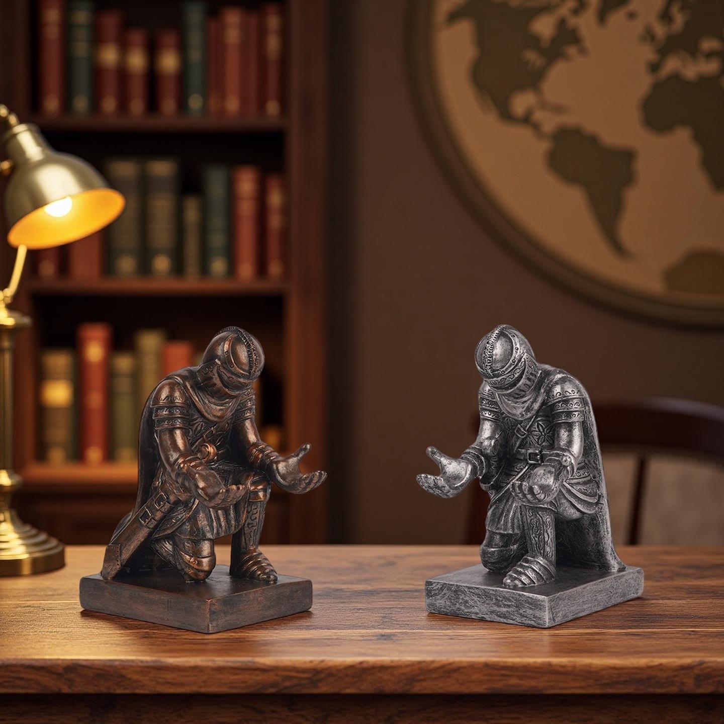 Creative Resin Sunglasses Stand, Gentleman Pen Holder, Pencil Holder, Knight Sword Display Rack, Office Desk Organizer, Sun Glasses Storage Bracket, Office Desk Accessories #GLOBAL PICKS