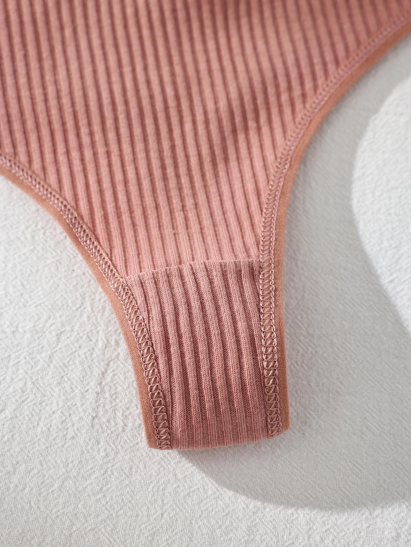 Hotcom Women's 7/14 Pack Seamless Thongs Cotton Bikini Underwear Low Rise Breathable Dry Quick Comfortable Fit for All Seasons Soft Stretchy Fabric Minimalist Style Ideal for All Seasons