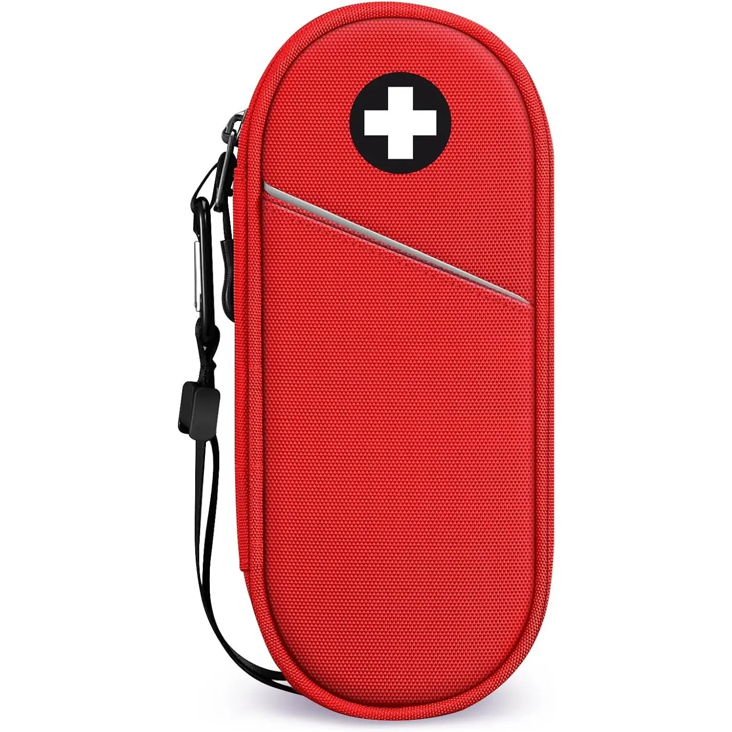 Insulated Medication Organizer Bag Emergency Medical Travel Pouch Holds 2 EpiPens, Asthma Inhaler, Anti-Histamine, Auvi-Q, Allergy Medicine EssentialsGift