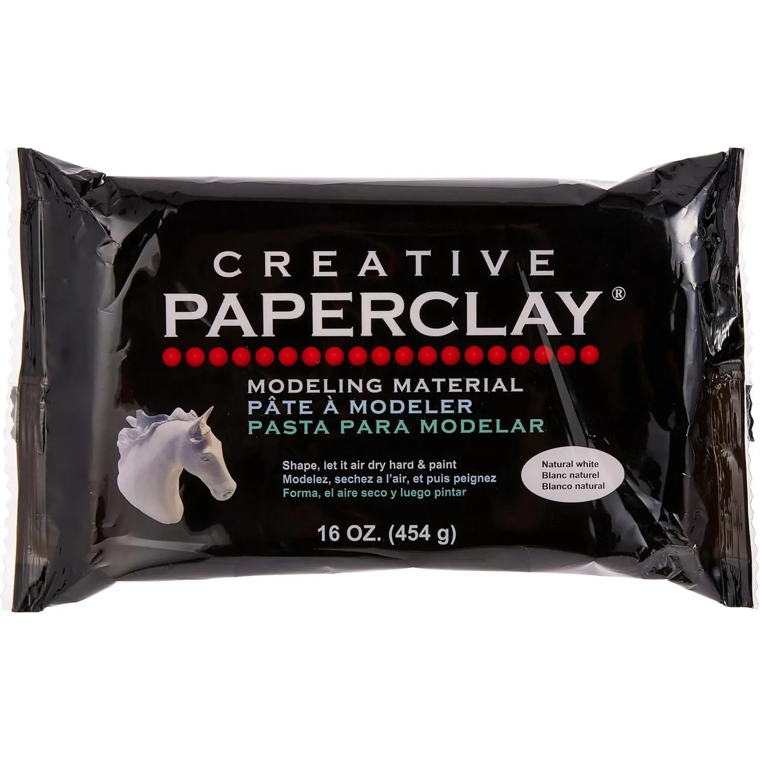 Modeling Compound 16-Ounce White 4" x 1" x 8" (Length x Width x Height)