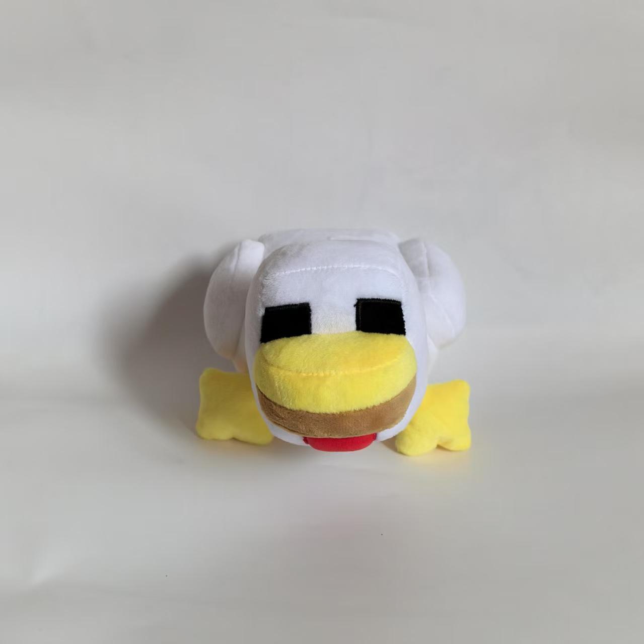 New 35cm Chicken Jockey Plush Toys Cartoon Cute Soft Stuffed Pillow Dolls For Kid Birthday Christmas Gift