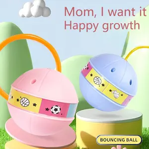 NEW version bouncing ball toy colorful light up , competitive multiplayer sports game for indoor and outdoor, durable design, gift for boys and girls aged 6 7 8 9 10, cool toy, foot exercise,