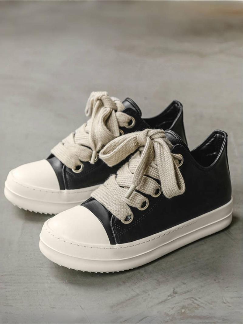 Men's Fashionable Lace Up Front Low Top Sneakers, Casual Comfortable Breathable Sports Walking Shoes, Male All-match Round Toe Shoes for Daily Wear, Streetwear Shoes