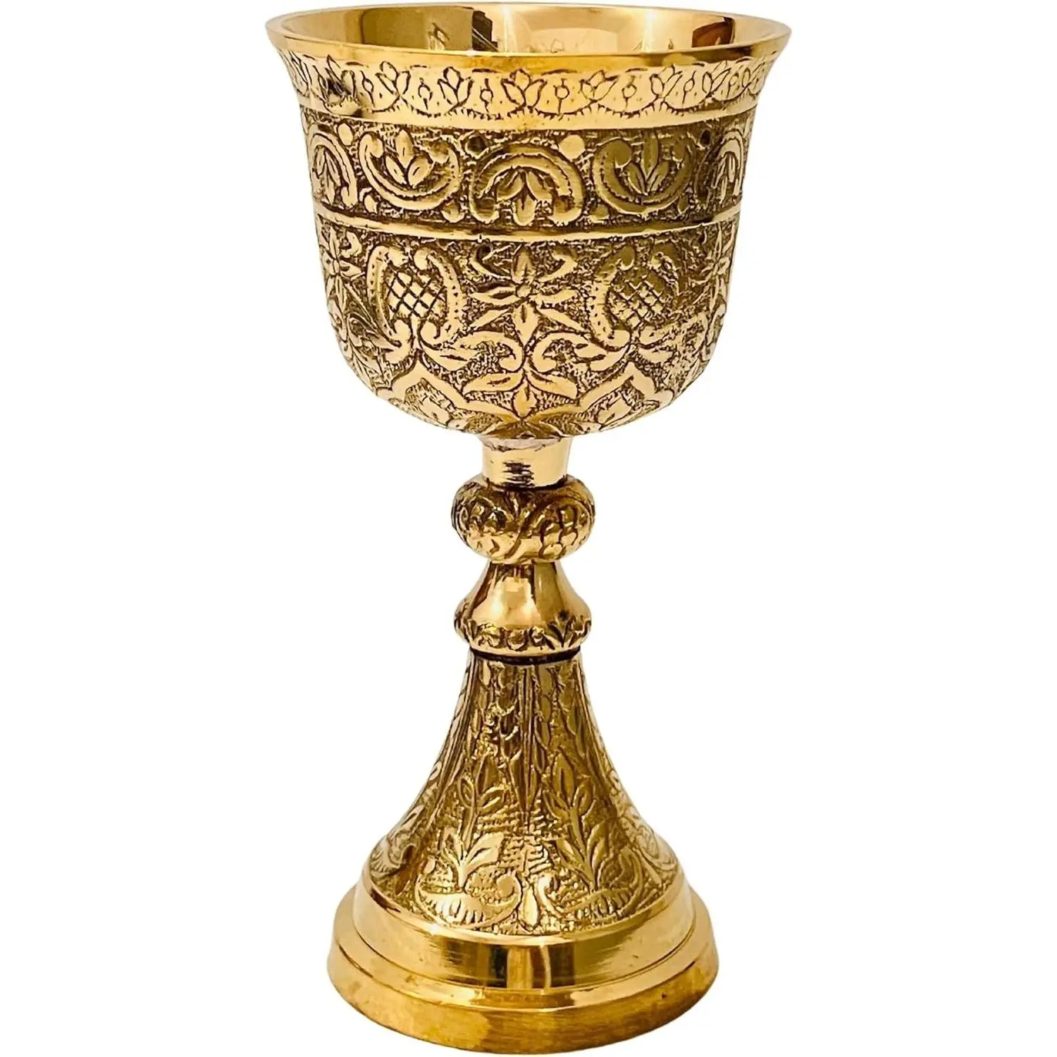 Vintage Chalice Goblet | 1x Royal Wine Cups of King Arthur - Renaissance Medieval Goblet Gifts, Wedding Anniversary Ceremonial Drinkware Pack of 1pc (King Chalice)