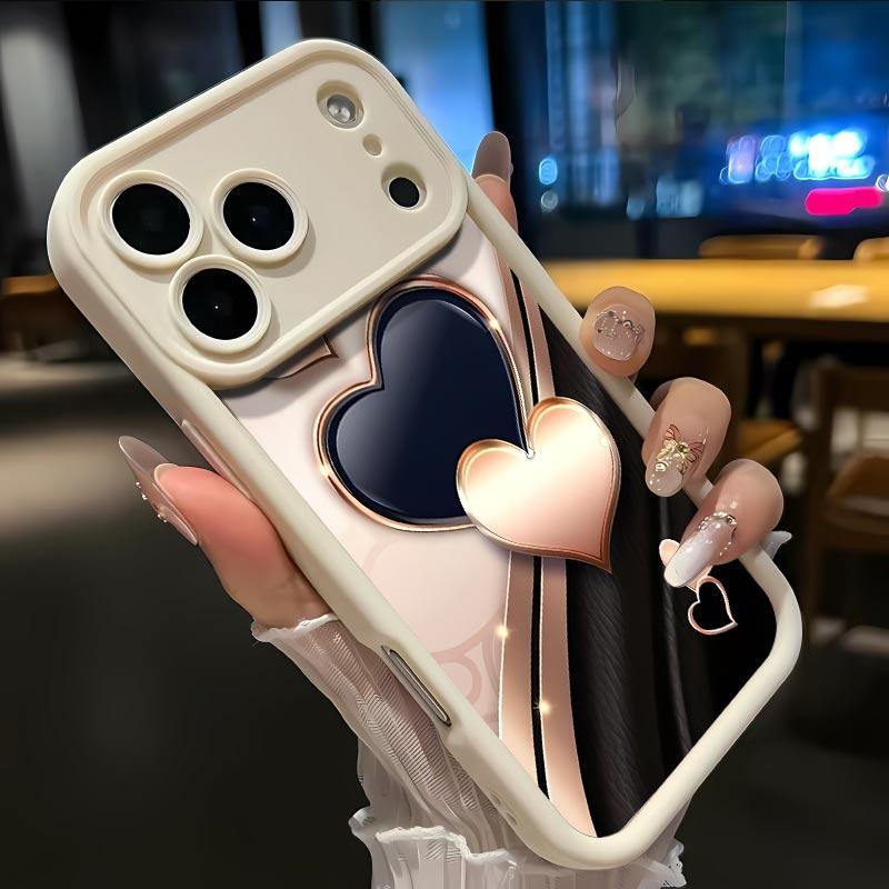 Creative Love Soft&Flexible TPU Silicone Phone Case For iPhone 17 Pro Max AIR 16 15 14 13 12 11 Plus XSMAX Cases Durable|Shockproof|Full Camera Protection|Anti-Scratch|Anti-Fingerprint|Slim Fit|Gift For Girlfriend/Men/Women
