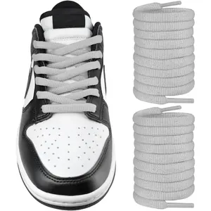 Oval Laces for SB Dunk Low/High Pro Sneakers, 5/16" Ultra Wide Thick Oval Shoelaces  for Skate Shoes
