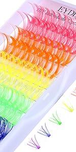 Manga Lashes Natural Look False Eyelashes Anime Lashes Mink Wispy Fluffy Spiky 3D Volume Eyelashes Pack Korean Japanese Asian Cosplay Fake Eyelashes Look Like Individual Cluster 7 Pairs by