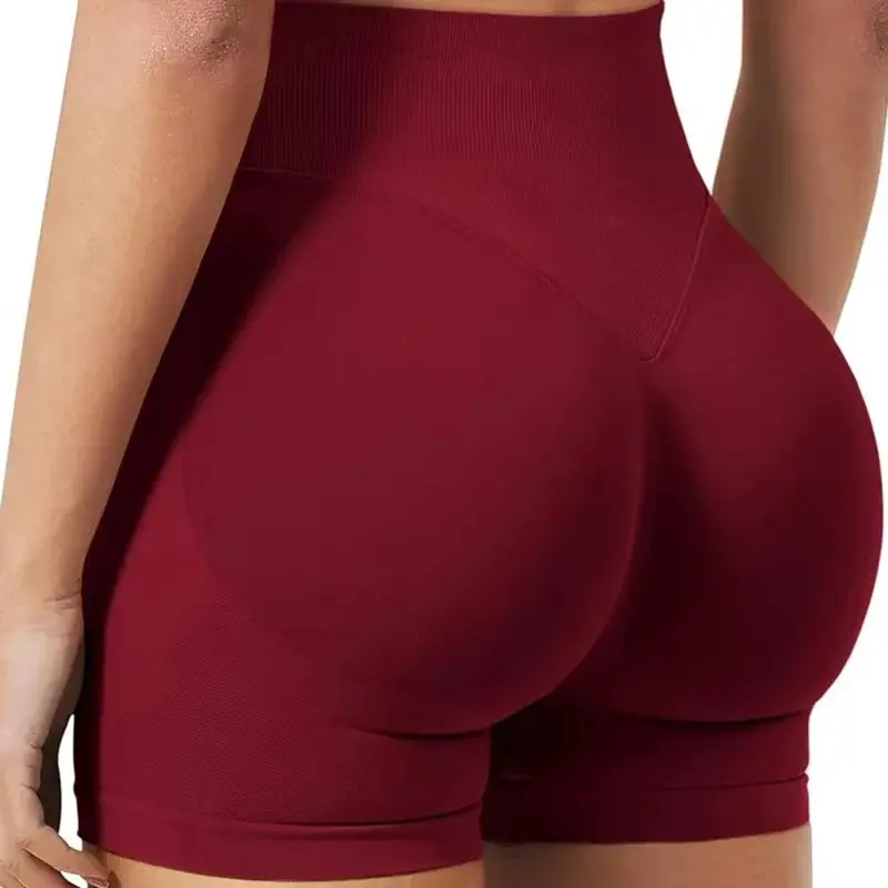 Women's Shorts Low Waist Seamless Shorts Gym Shorts Yoga Shorts Running Shorts and Stretch Cycling Training Shorts,back,pocket,,,2-in-1,footy,huipil