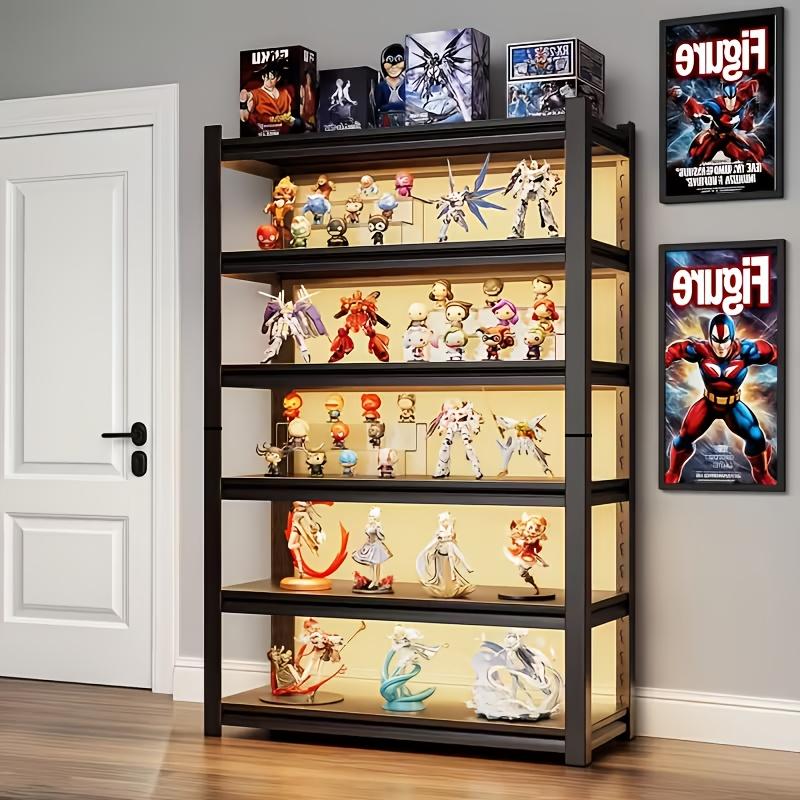 6-Tier Display Stand | Multi-Functional Steel Bookcase, 2000 lbs Capacity, Adjustable Shelf Spacing, All-Metal Construction, Ideal for Displaying Glassware, Sculptures, Toys, or Books, Freestanding, Painted End, Assembled 6-Tier Display Stand | Multi-Functional Steel Bookcase, 2000 lbs Capacity, Adjustable Shelf Spacing, All-Metal Construction, Ideal for Displaying Glassware, Sculptures, Toys, or Books, Freestanding, Painted End, Assembled