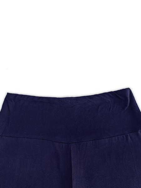 A women's round neck short sleeved top and high waisted micro flared pants solid color two-piece set, suitable for daily home commuting and going out