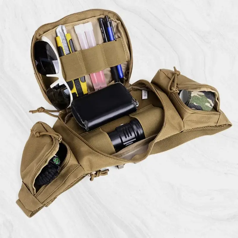 Men's Tactical Waist Bag, Edc Pouch for Phone, Ideal for Hiking, Camping, Travel, Outdoor Running, Hunting, Versatile Gear Storage, Hiking Accessories