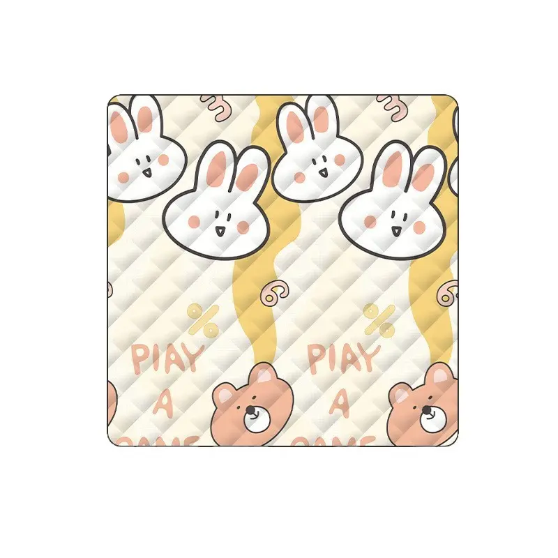 Foldable picnic blanket | Soft and thick layered design, floral and fruit print, with handle, PU-coated Oxford fabric, machine washable only - suitable for beaches, parks, camping, travel