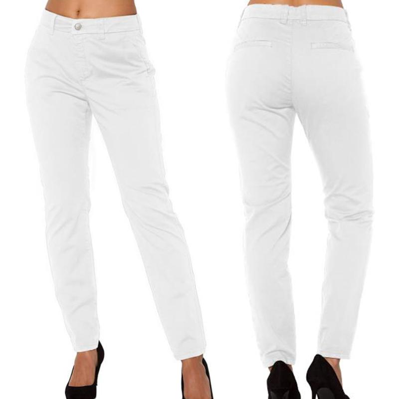 Women Casual Pants, Elegant High Waist Solid Trousers Streetwear for Daily Office