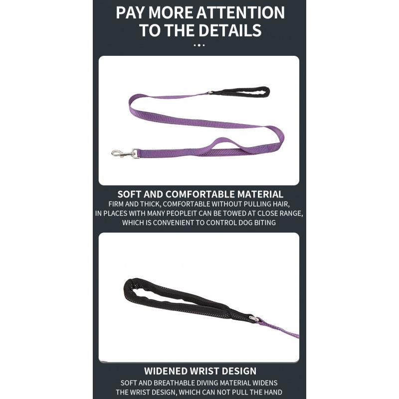 Dog GPS Tracking Collar for Medium & Large Dogs - Non-Chafing Anti-Lost Collar with Leash Attachment