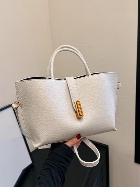 2025 Fall & Winter Women's Elegant Solid-Color Versatile Handbag, Fashionable Crossbody Bag for Daily Use, Casual Trendy High-Quality Daily Commuting Bag, Handbag Shoulder Bag