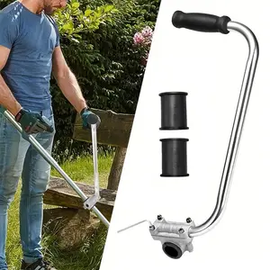 Ergonomic Trimmer Handle with Bracket Clip, Extendable Weed Wiper Handle, Ideal for Landscaping and Gardening Tools