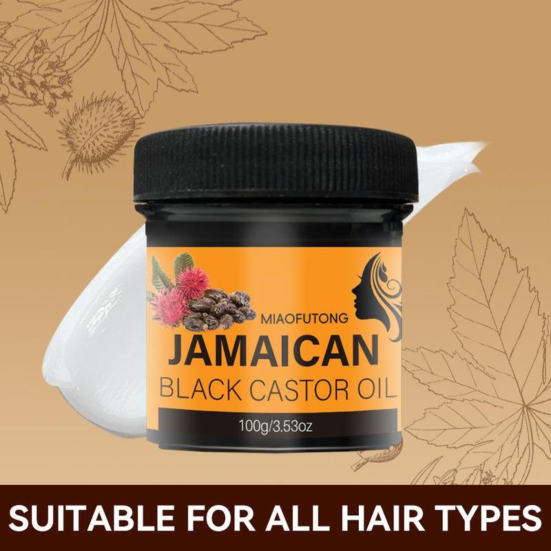 Jamaican Castor Oil, Moisturizing Hair Oil Treatment for Eyelashes & Eyebrows, Hair Care & Styling Product for Women & Men