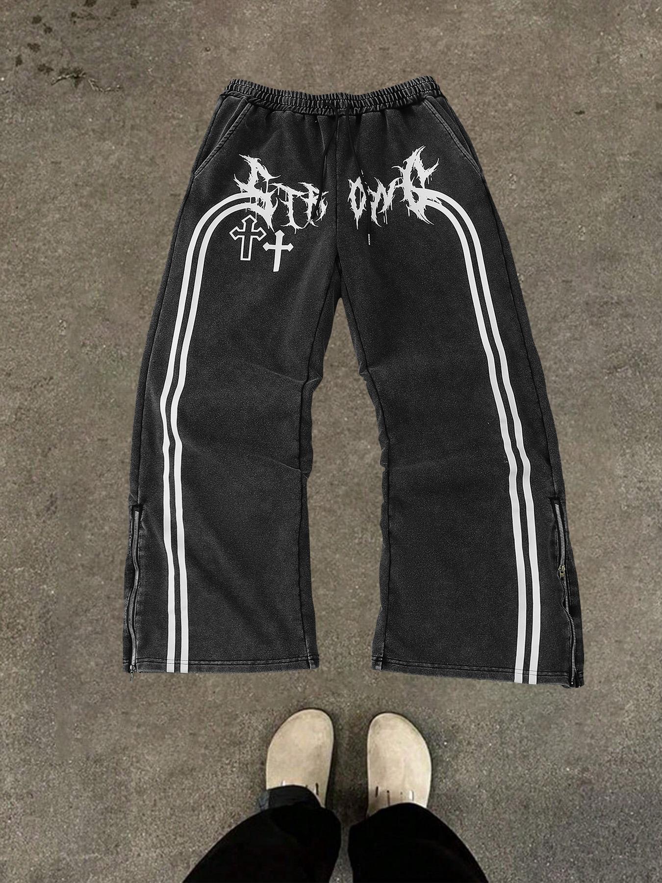 Men's Pants, Casual Comfy Loose Trousers for Daily Wear, Men's Bottoms for All Seasons, Athletic Bottoms