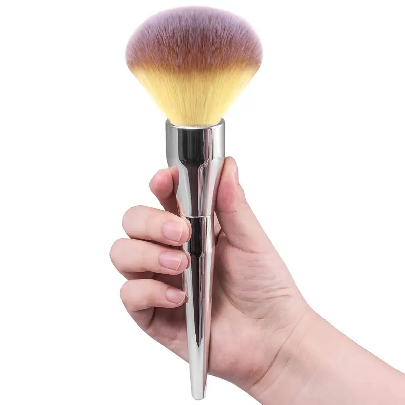 Brush,Daubigny Large Powder Brush Flat Arched Premium Durable Kabuki Makeup Brush Perfect For Blending Liquid,Cream and Flawless Powder,Buffing, Blending,Concealer - : Beauty & Personal Care