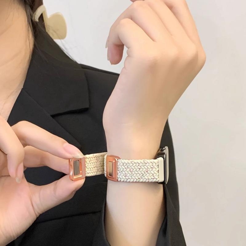 Suitable for Huawei Band 9 strap, 10th generation nylon woven magnetic 8 wristband, sports, casual, fashionable, summer, unisex