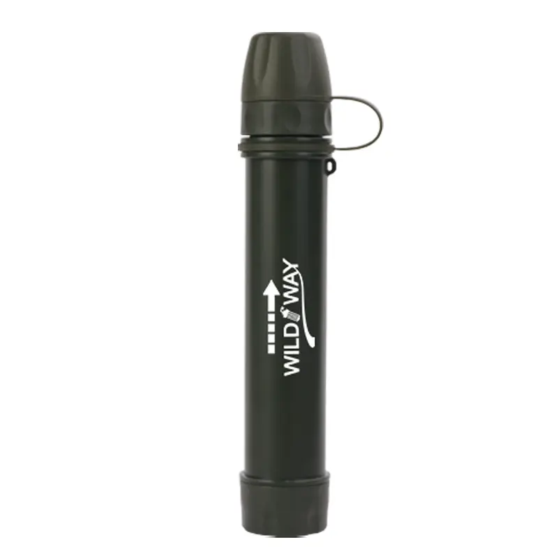 Outdoor camping drinking water portable ultrafiltration direct drinking water purification straw emergency survival filter outdoor water purifier