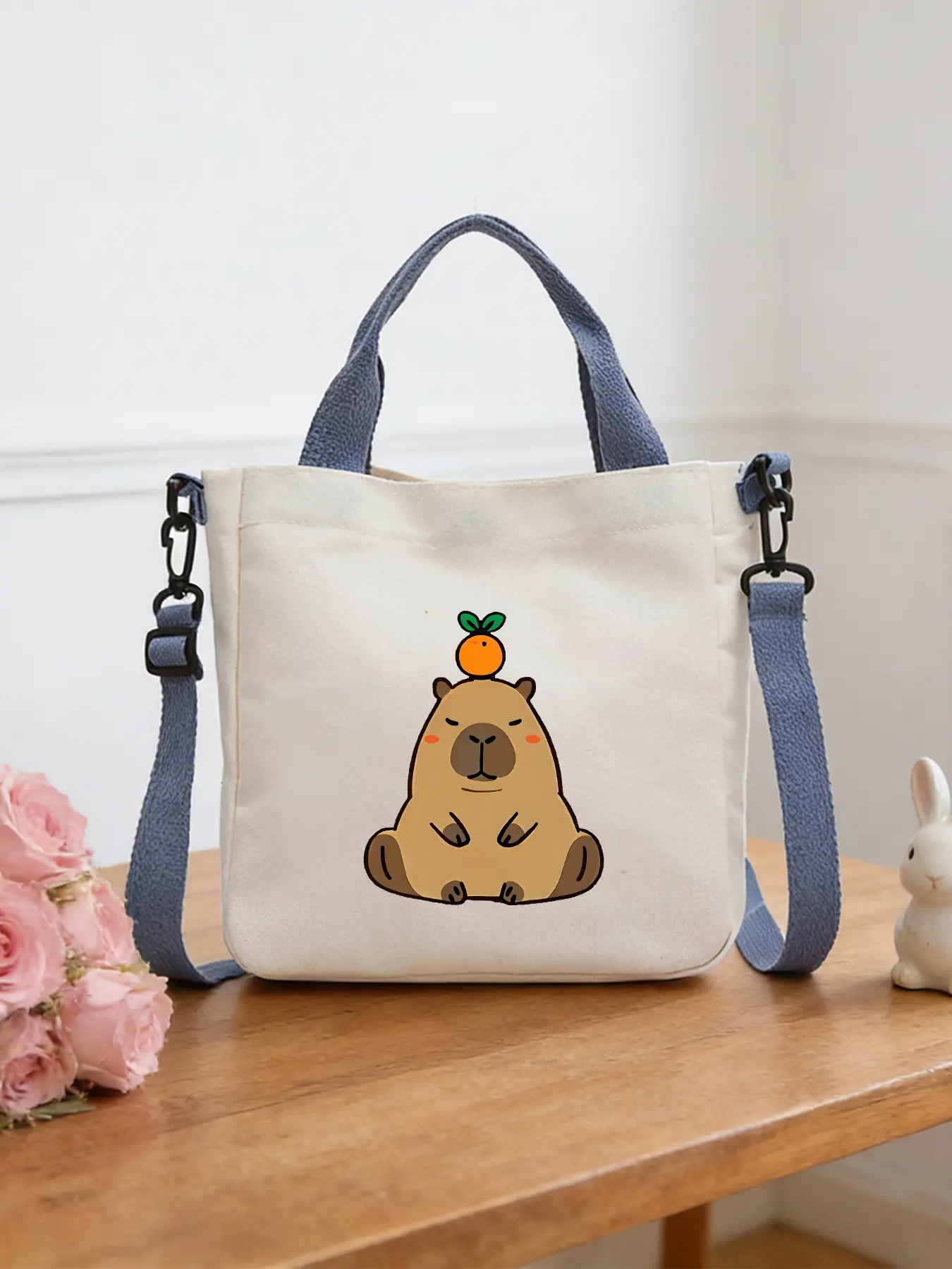 Capybara Pattern Crossbody Bags, Shoulder Bags, Handheld Shopping Bags, Cosmetic Bags and Tote Bags, Ideal for Daily Shopping and Commuting, Trendy Fashion Items and Perfect Gifts.
