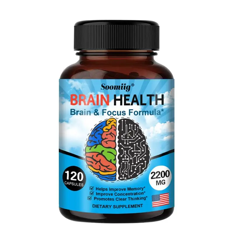 Soomiig Brain Health Health Supplement, Supports Brain Health and memory - 120 Capsules