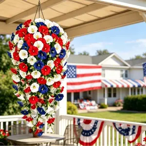 Large High-End Artificial Mimosa Flowers, Decorative Artificial Flower, Blue Vibrant Colors, Decoration, Ideal for Parties, Gardens, Weddings, Indoor Outdoor Use, Fake Floral Decor