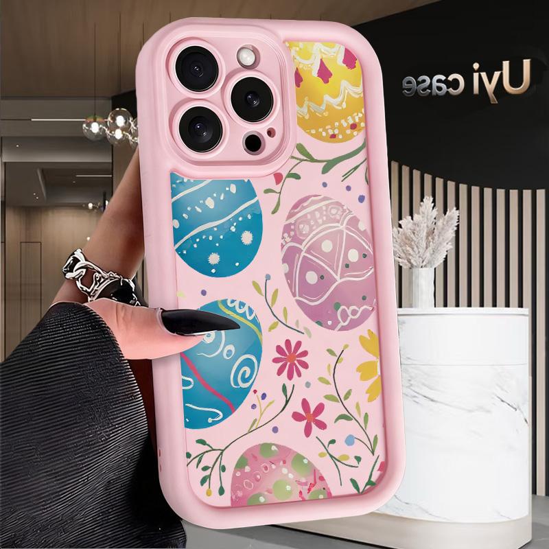 Easter Egg Case for iPhone 17 Air 16 15 14 Pro Max 13 12 11 X XS Plus Rugged Durable Shockproof Anti-Scratch Soft Silicone Case with Full Body Protection Easter Egg Case for iPhone 17 Air 16 15 14 Pro Max 13 12 11 X XS Plus Rugged Durable Shockproof Anti-Scratch Soft Silicone Case with Full Body Protection