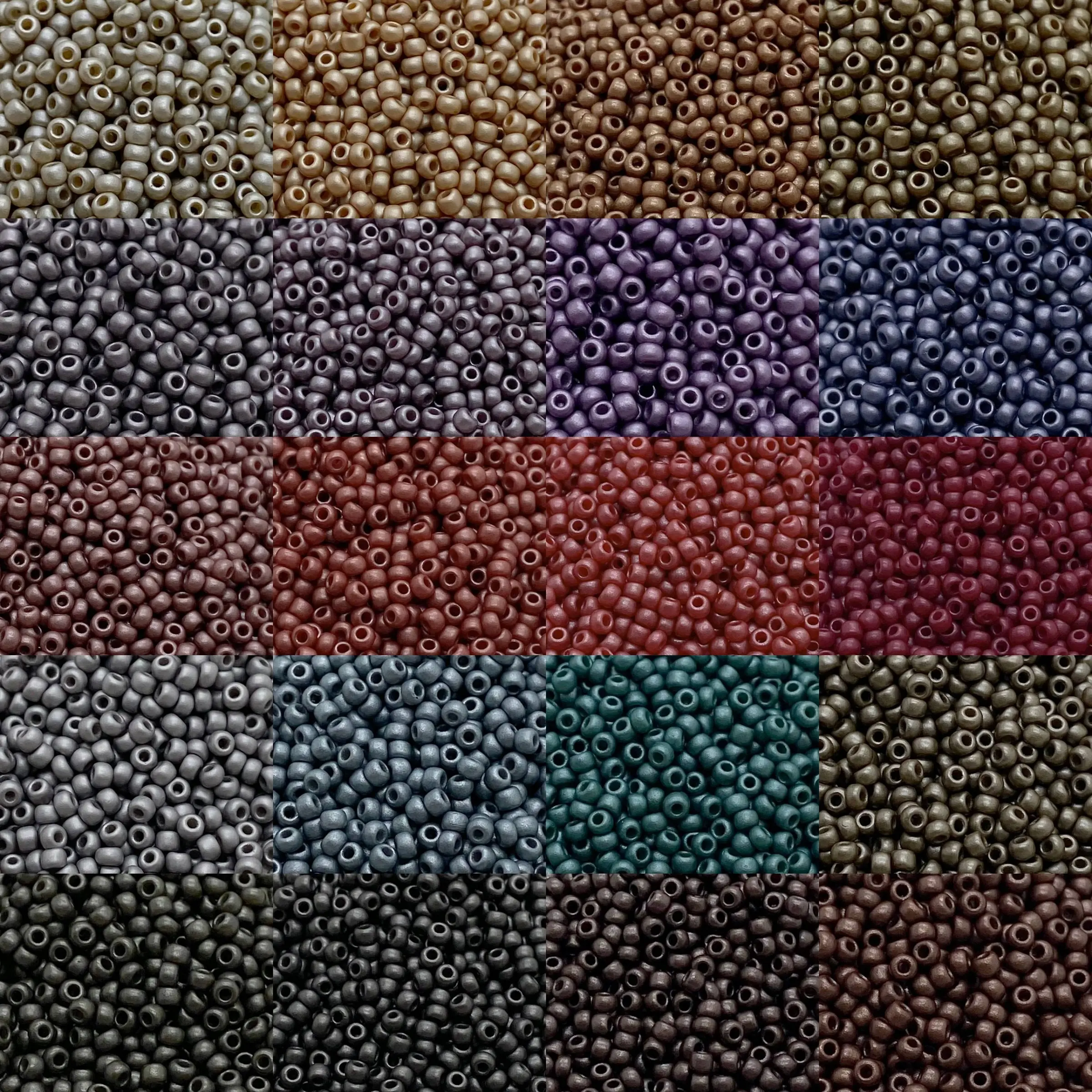 2mm Matte Glass Seed Beads, 20 Colors, 100g, DIY Jewelry Making Kit, Perfect for Embroidery, Beaded Accessories, Daily Wear Decorations