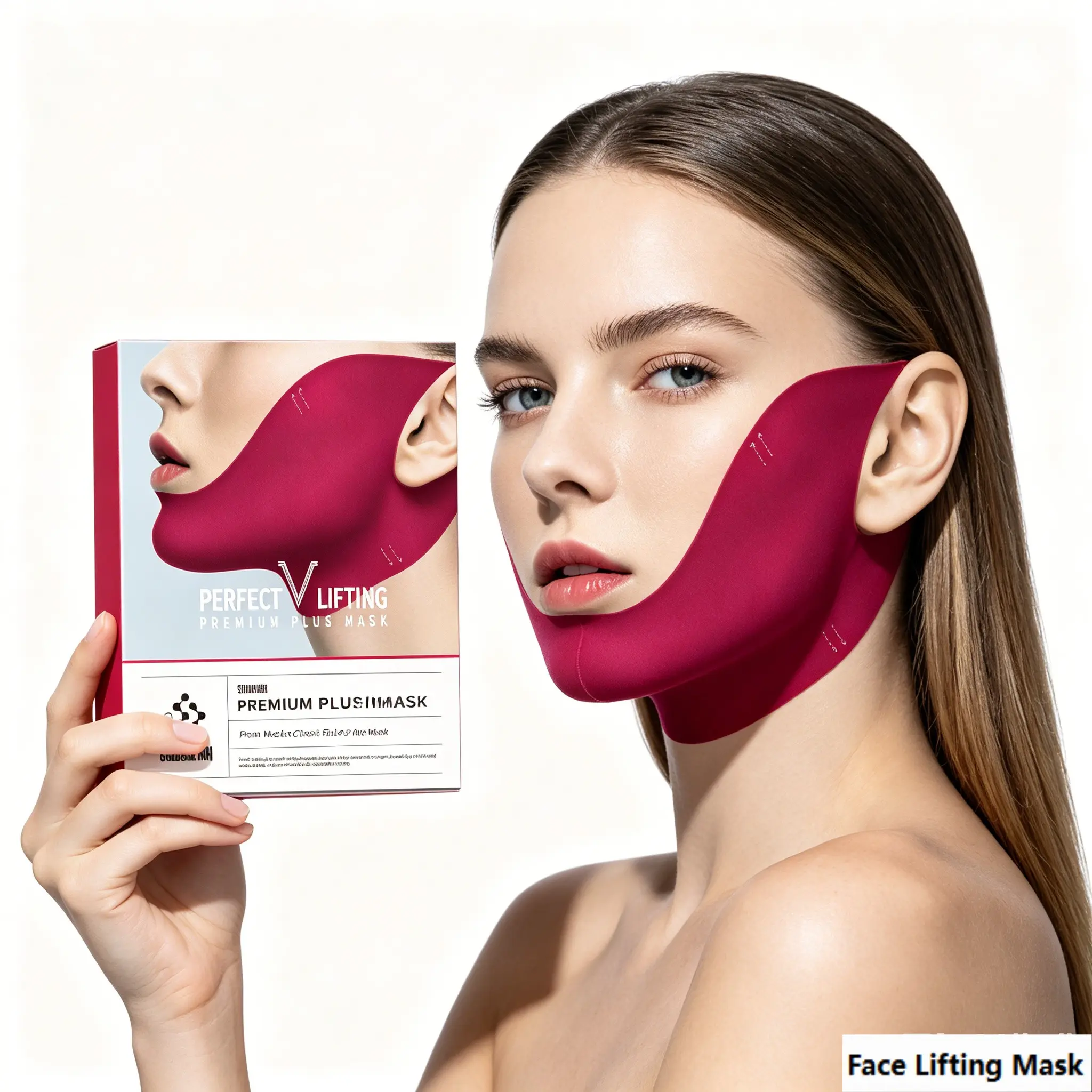 Home Sculpting Skincare Bandage, 2 Boxes 10 Pcs V-Shaped Mask, Lifts Chin, Improves Crow's Feet, Fills in Hollows