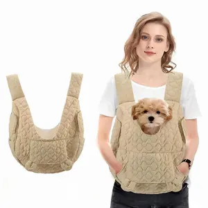 Adjustable Front & Back Pet Carrier Backpack, Removable Washable Bottom Pad, Breathable Mesh Window Travel Bag for Small Medium Cats Dogs Rabbits, Safety Tether Included