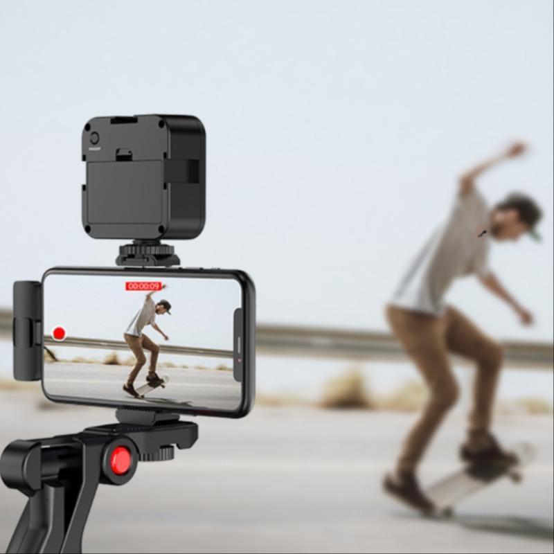 Smartphone Video Kit with Wireless Microphone, Condenser Recording Mic, Video Vlog Kit with Rechargeable Wireless Mic, LED Fill Light & More, Suitable for iPhone, Android, Camera, Tiktok, YouTube, Shooting, Vlogging & Live Streaming