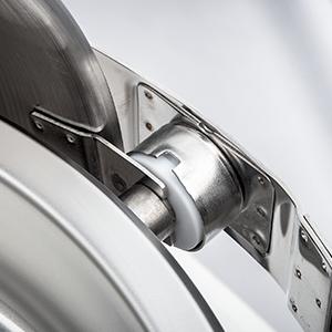 ROVSUN Roll Top Chafing Dish Buffet,6 Quart Round Stainless Steel Chafer for Catering,Buffet Servers and Warmers Set with Glass Window for Wedding, Parties, Banquet, Events，Graduation