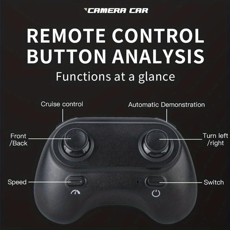 Remote control drift car (with camera) suitable for adults and teenagers - 1:64 scale, 2.4G, independent suspension system, metal frame, mini off-road vehicle, FPV racing drone, RC climbing car, birthday/Christmas gift.