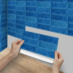Self Adhesive Brick Wall Stickers, No Damage Removable, Rental Friendly, Universal Use, Wall Decal for Home Upgrade Decor