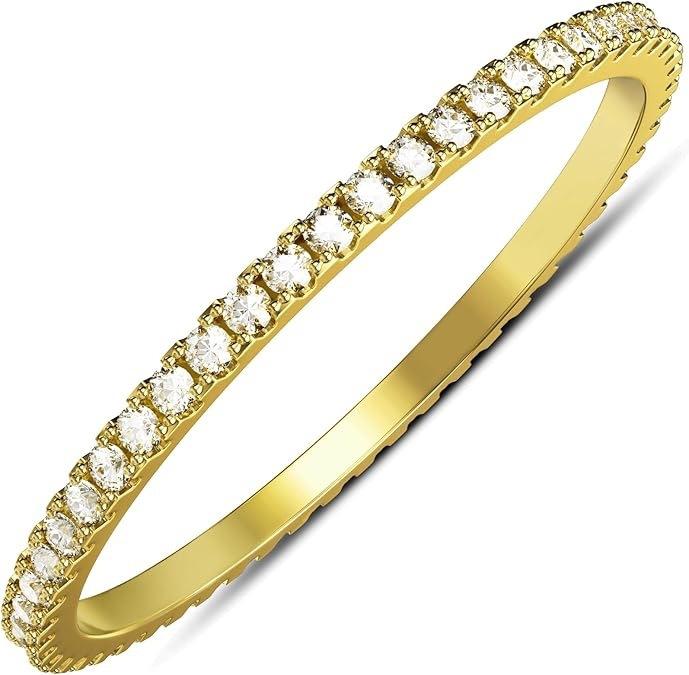 2-Pack  Stacking Rings for Oura Gen 4/Oura Gen 3, Cubic Zirconia Oura Ring Stack for Women boho ring