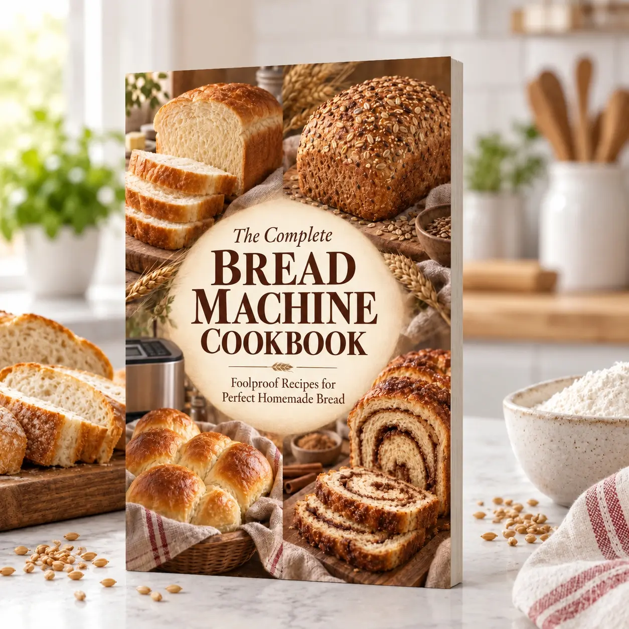 Bread Machine Cookbook for Beginners & Home Bakers – The Complete Bread Machine Cookbook: Foolproof Homemade Bread Recipes, Easy Step-by-Step Baking, Fresh Bread Making, Simple Ingredients, Everyday Baking Ideas & Family Favorites