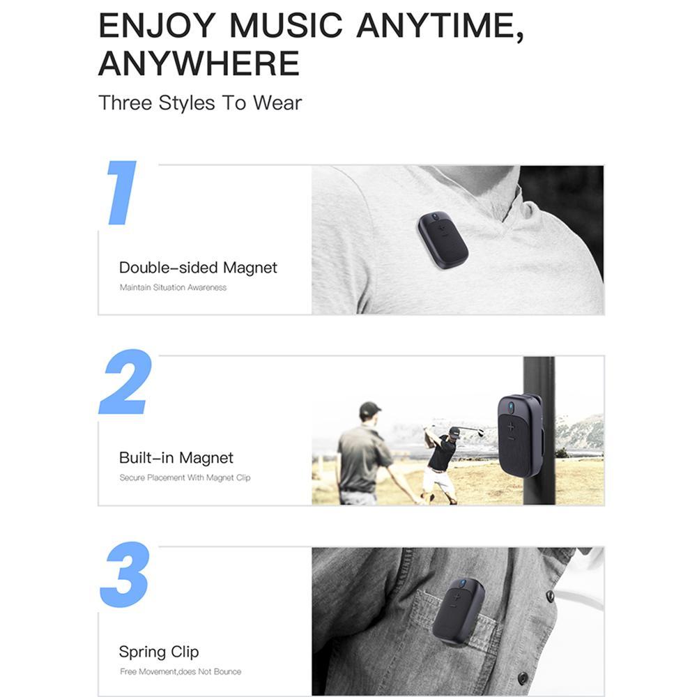 Sports Waterproof Mini Speaker, 1 Count USB Rechargeable Wireless Speaker, Portable Wireless Speaker, Mini Bluetooth-compatible Speaker for Home, Outdoor, Travel